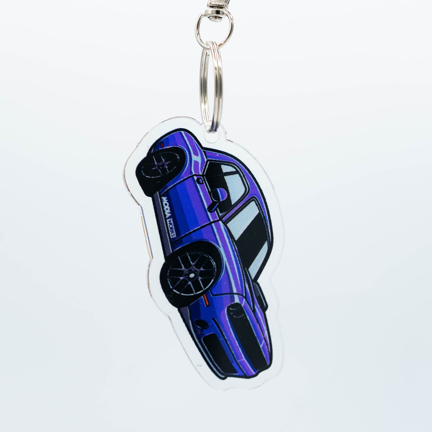 ModiaWorks Dodge Challenger - Purple Key chains