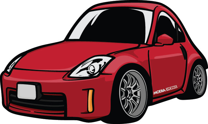 ModiaWorks 350z Front Key Chains