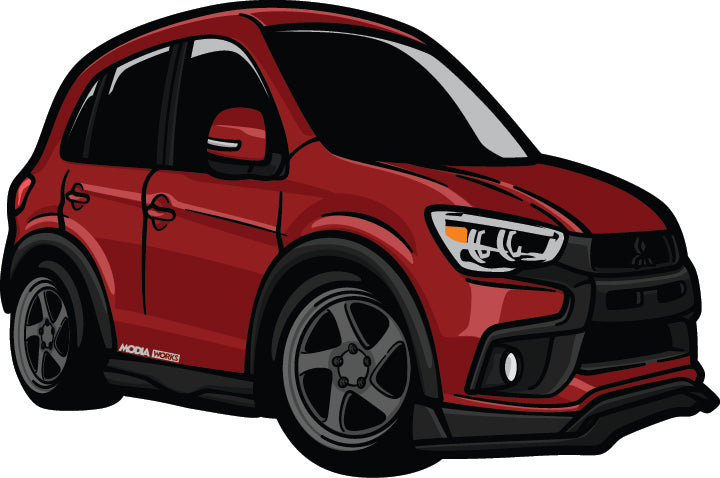 ModiaWorks Lancer Hatchback Key Chains