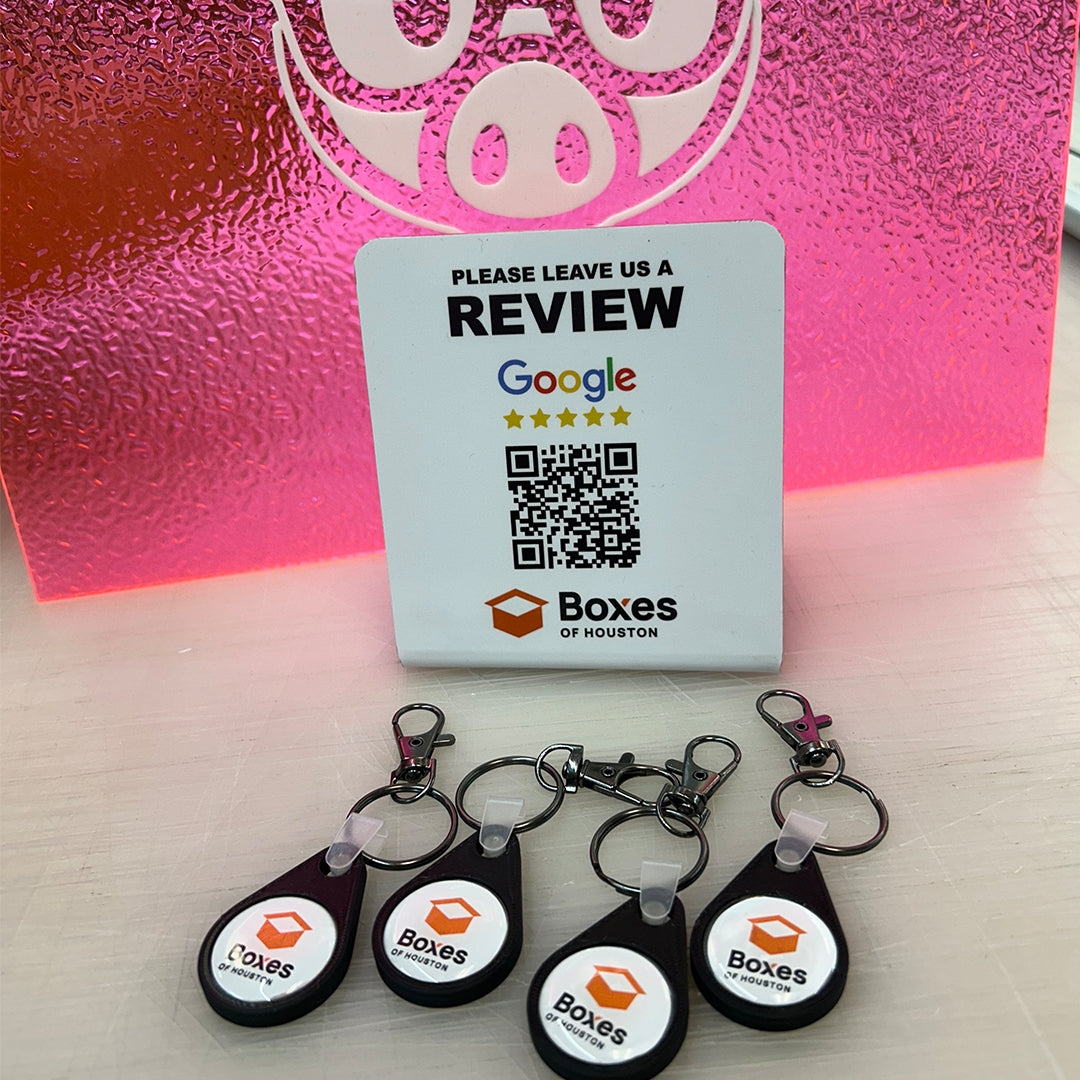 Custom Logo Google Review Sign with NFC