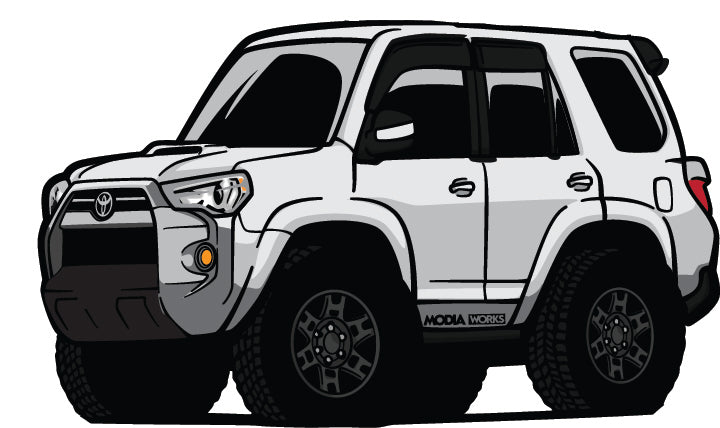 ModiaWorks 5th Gen 4Runner White Charm