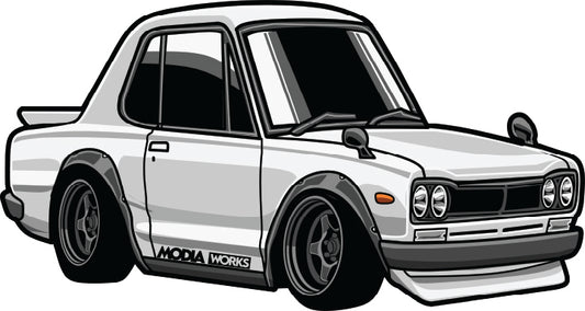 ModiaWorks Hakosuka JDM Key chain