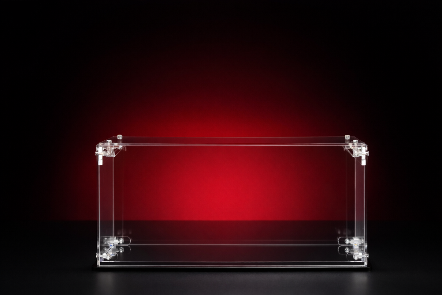 Horizontal  Acrylic Display Case Medium – 19" X8.65" X 8.65”