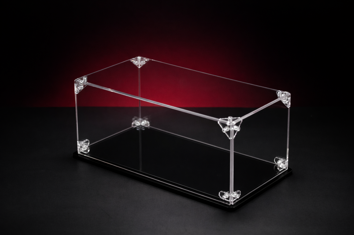 Horizontal  Acrylic Display Case Medium – 19" X8.65" X 8.65”