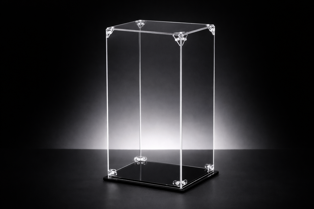 Vertical Acrylic Display Case Medium– 6.9" X 15.25" X 6.9”