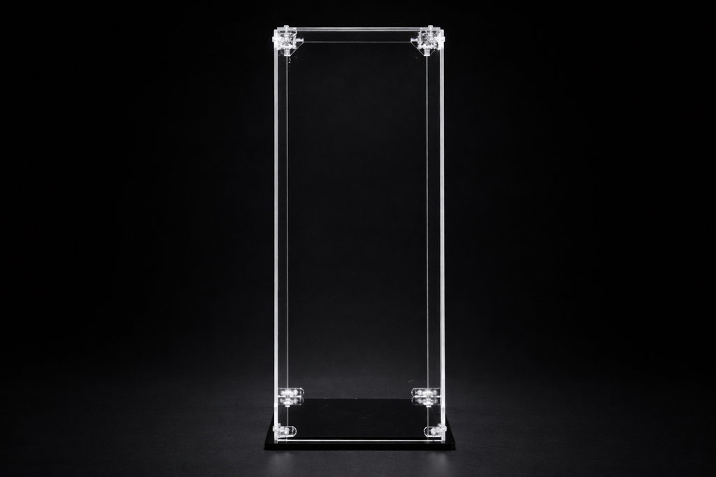 Vertical Acrylic Display Case Medium– 6.9" X 15.25" X 6.9”