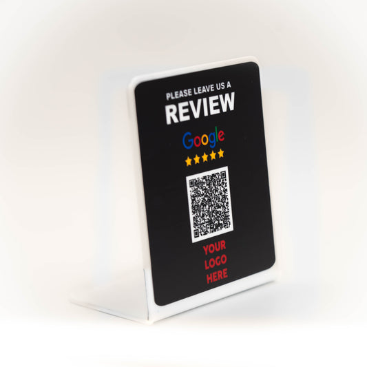 Custom Logo Google Review Sign with NFC