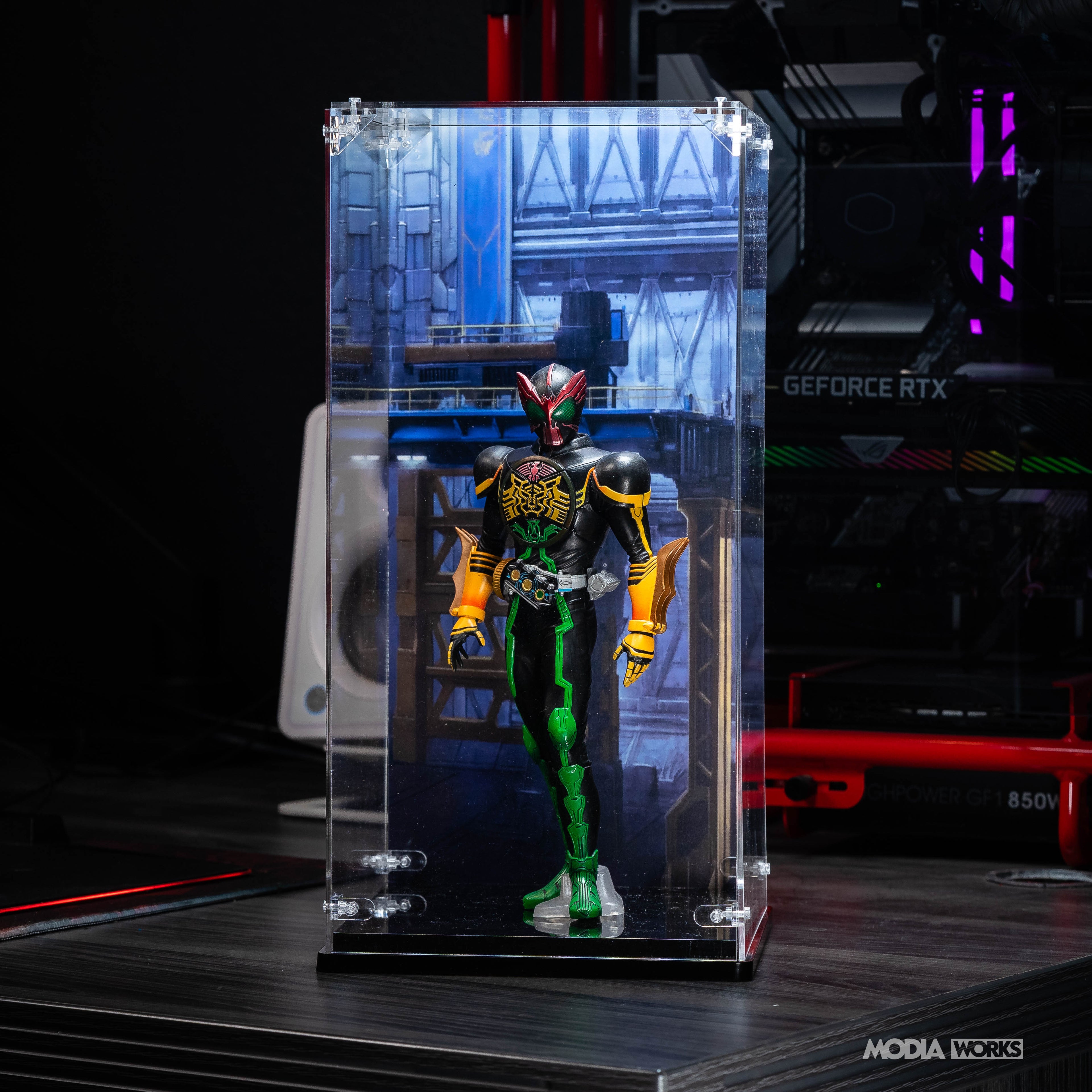 Vertical Acrylic Display Case Medium– 6.9" X 15.25" X 6.9”