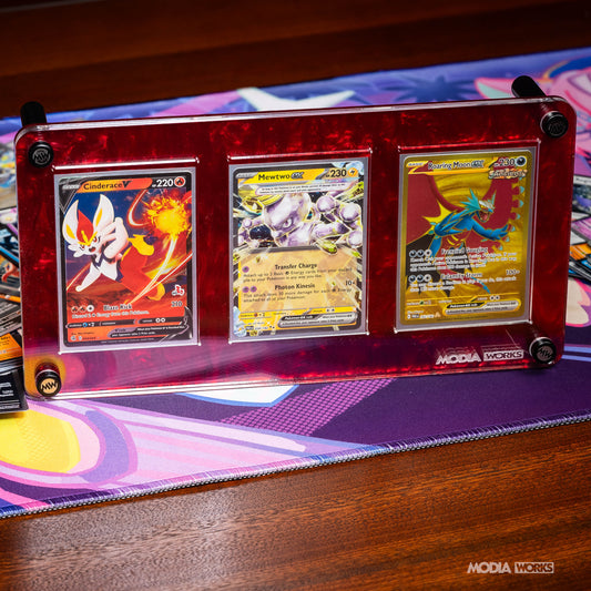 Modiaworks 3-Card Acrylic Display Frame (10" × 5")