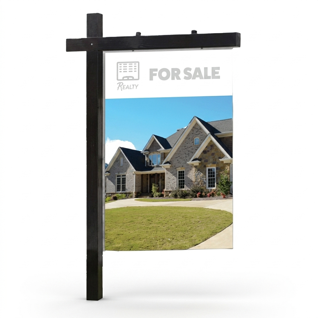 Aluminum Single Arm Sign Post