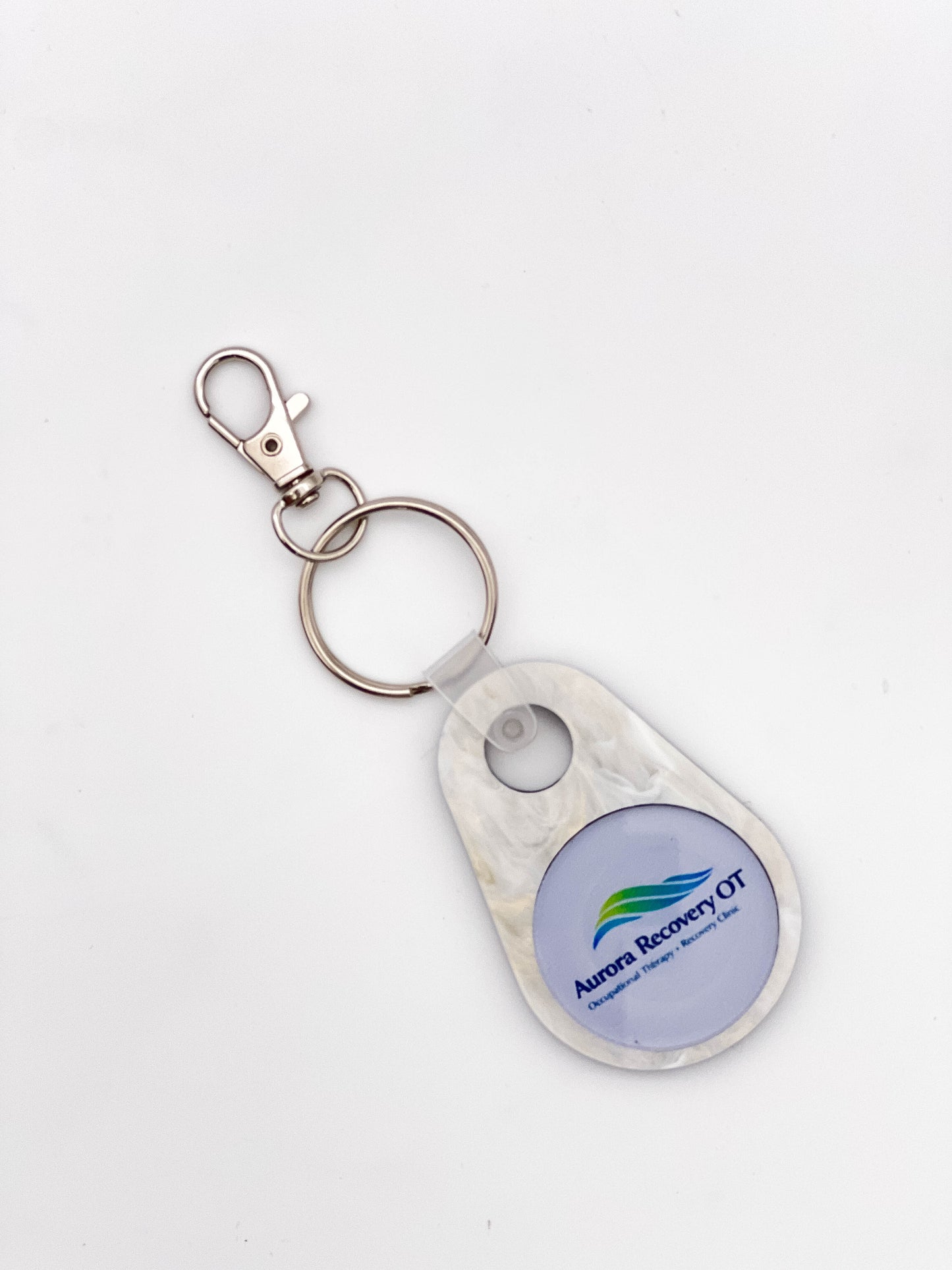 3 Custom NFC Keychains with Your Logo (Limited Edition Marble)