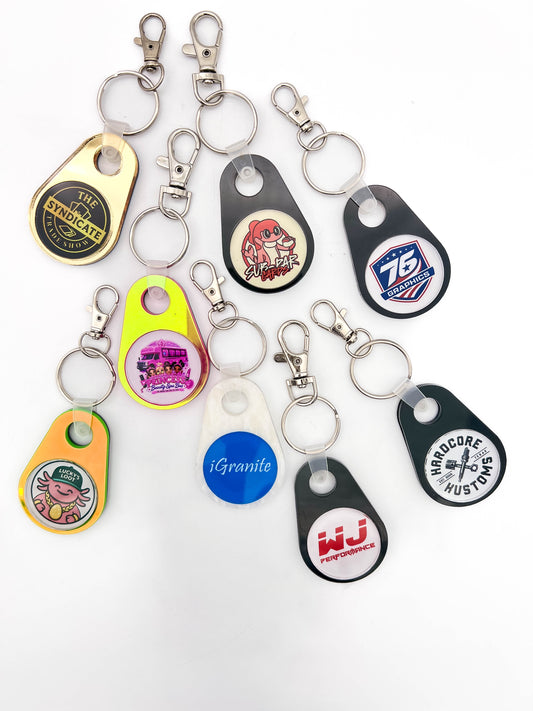 Custom NFC Keychains with Your Logo ($10 each)