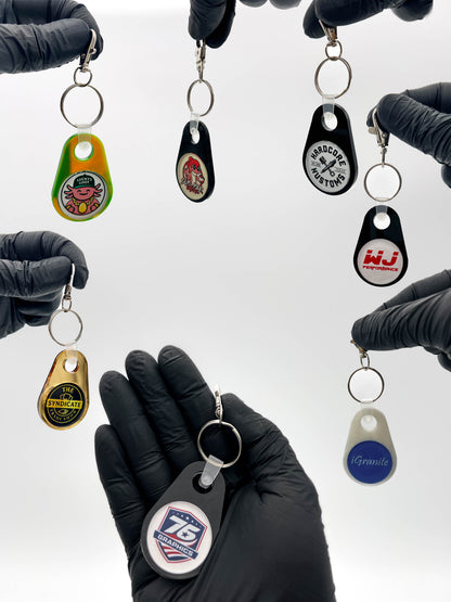 Custom NFC Keychains with Your Logo ($10 each)