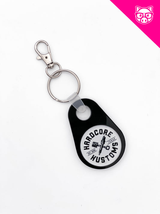 3 Custom NFC Keychains with Your Logo