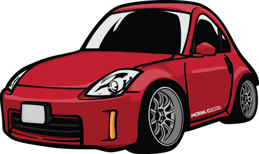 ModiaWorks 350z Front Key Chains