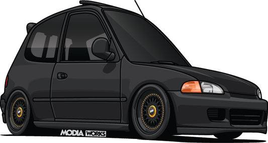 ModiaWorks 5 Star EG Hatch Key Chains