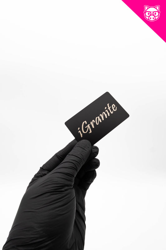 Laser Engrave Only Metal Smart Card: Custom NFC Business Card