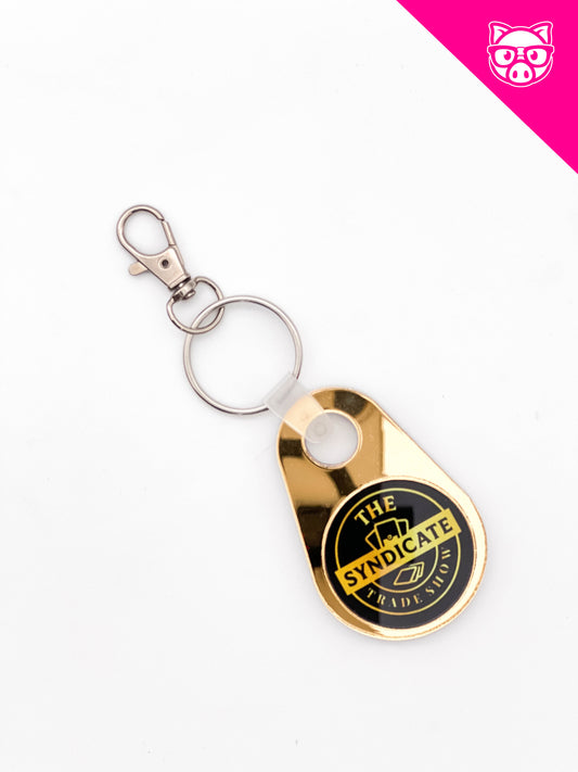 3 Custom NFC Keychains with Your Logo (Limited Edition Gold)