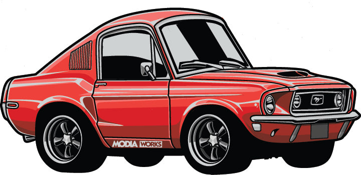 ModiaWorks Ford Mustang - Fastback  Key chains