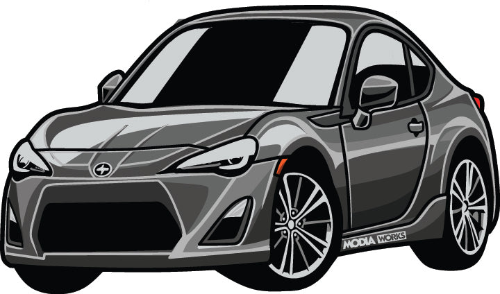 ModiaWorks 3 Brand 1 Car Key Chains