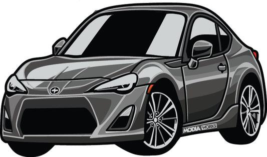 ModiaWorks 3 Brand 1 Car Key Chains