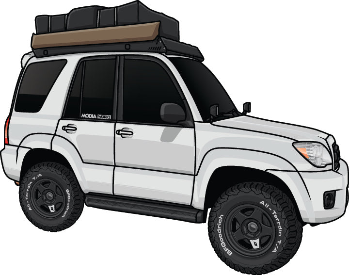 ModiaWorks 4TH GEN 4RUN Key Chains